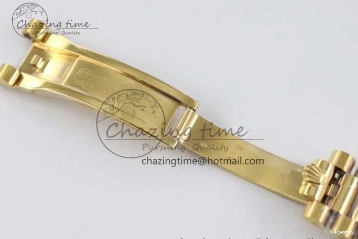 Bracelet YG 40mm Steel 904L 1:1 on YG TWF Dial Edition A2836 Best Crystal Date YG Day 0311